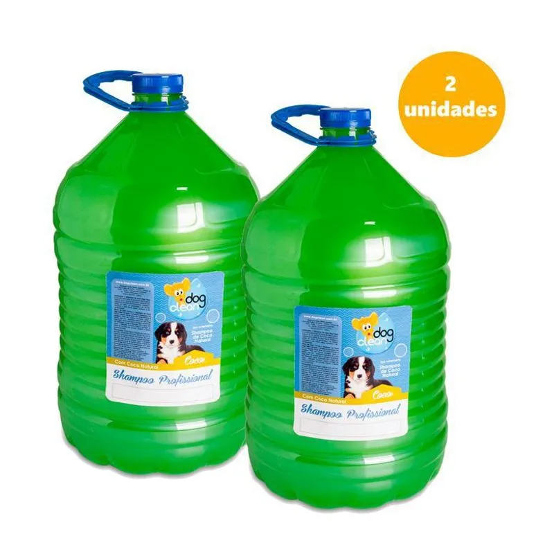 Shampoo Profissional Coco 10l Dog Clean (2 X 5l)