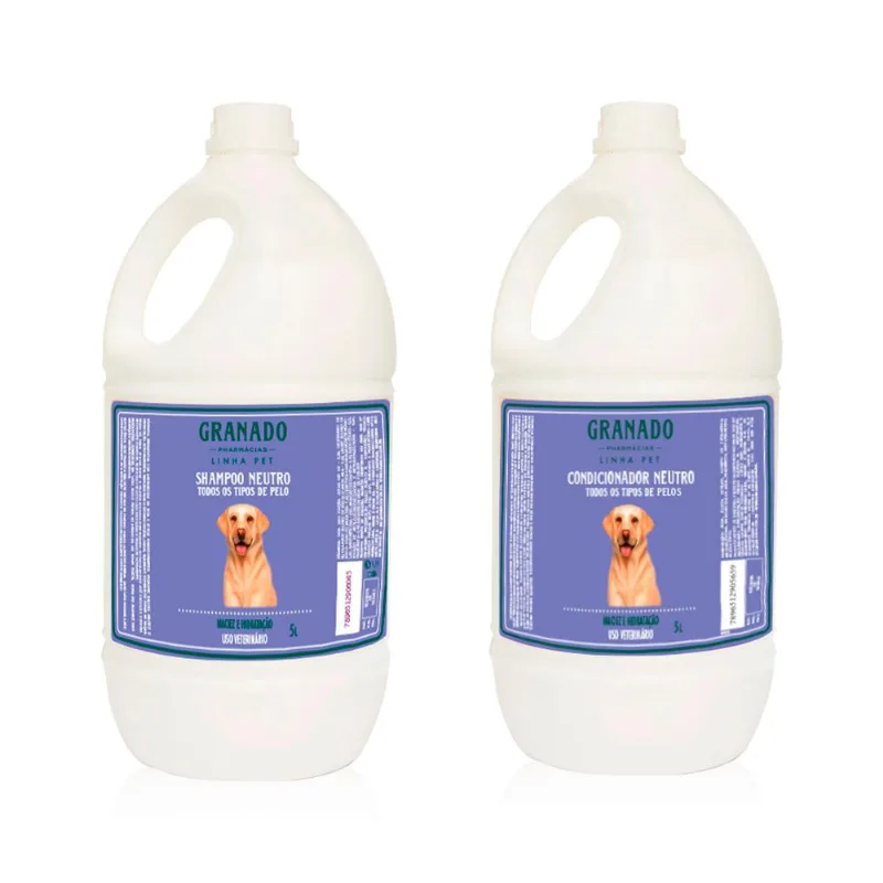 Shampoo E Condicionador Neutro 5l Granado Pet