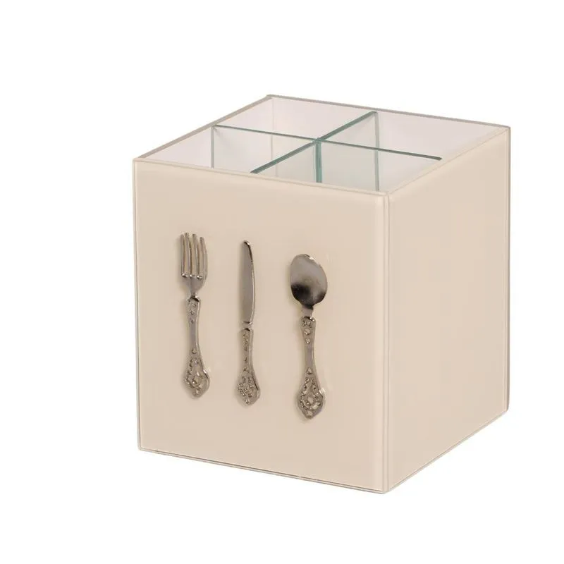 Porta Talheres Cozinha Vidro