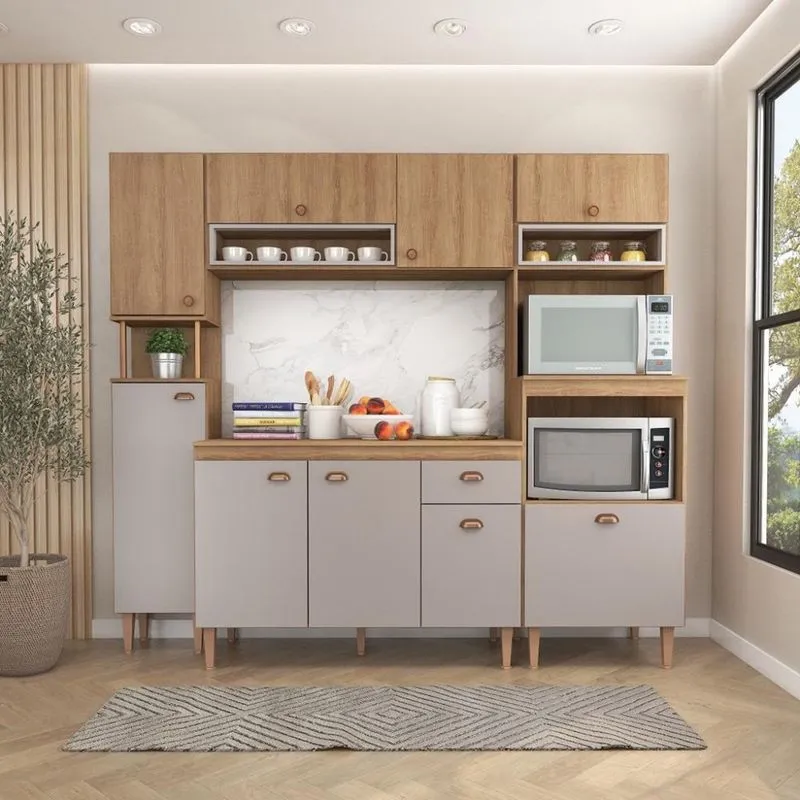 Cozinha Modulada 4 Peças com Tampo Marti Fellicci Móveis