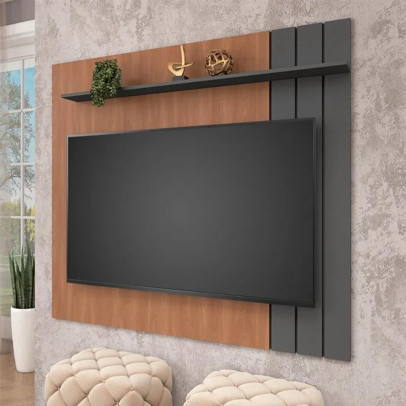 Painel para TV até 65 Polegadas Galla Machester e Grafite
