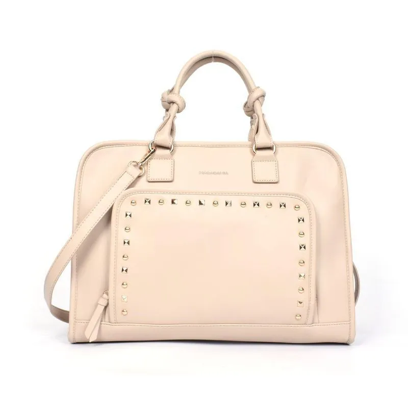 Bolsa Pasta Feminina Transversal Notebook Macadamia Mc123
