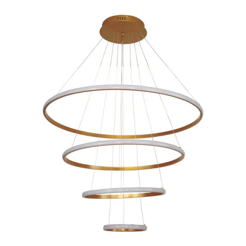 Lustre Pendente Astraled Ankaa Pl-9808 Dourado Led Bivolt - ASTRALED
