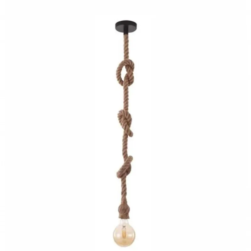 Astraled Pendente Corda Sisal 1lamp E27 Pt-9601 - ASTRALED