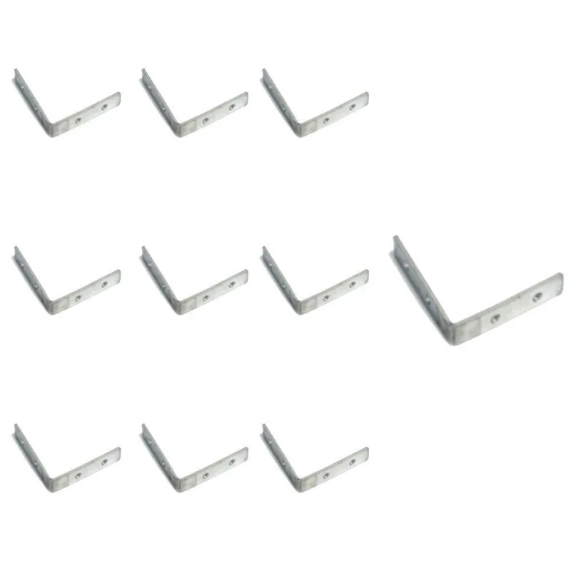 Emenda para Perfil Kit 10 Unidades 90 graus Teto Parede 45x45mm Branco Astraled