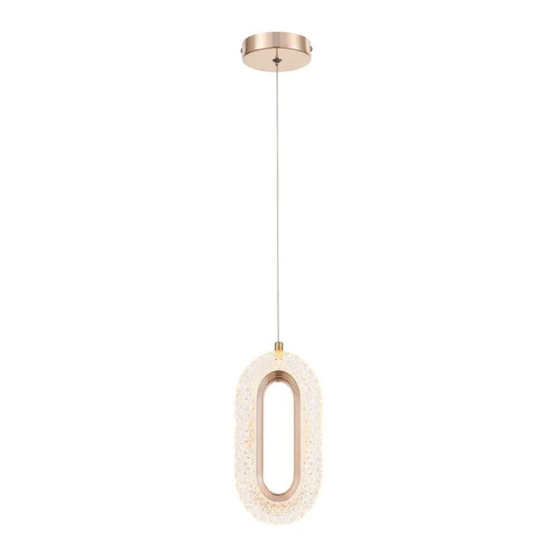 Lustre Pendente Astraled Cetus Pt-9108 Dourado Brilho Led Bivolt Dourado Pt-9108 - ASTRALED