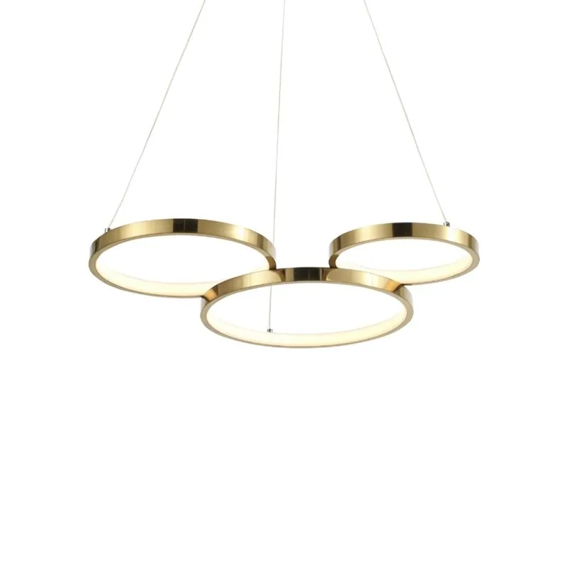 Lustre Pendente Astraled Naida PL-9836 Dourado Led Bivolt