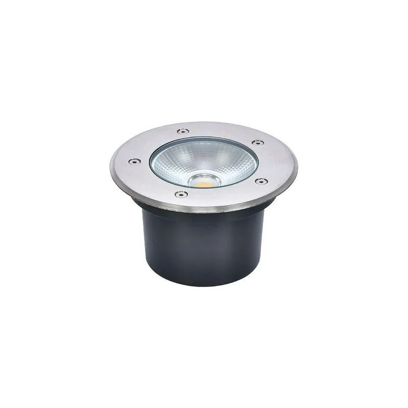 Embutido De Solo Led Astraled Es-6915 Felis 20w Bivolt Prata 3000k Luz Amarela 3000k Luz Amarela Es-6915