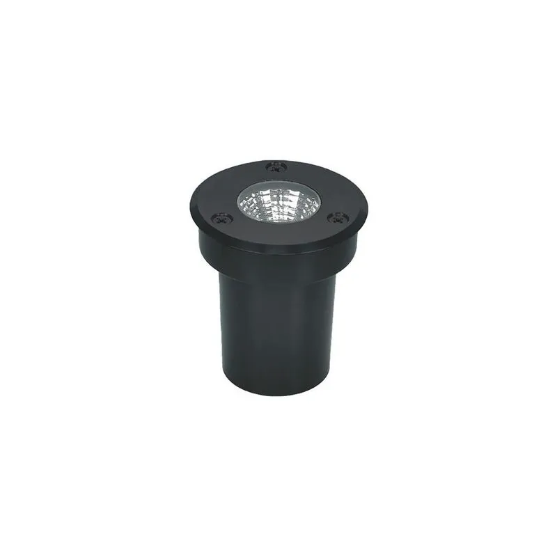Embutido De Solo Led Astraled Es-6916 Felis 5w Bivolt Preto 3000k Luz Amarela 3000k Luz Amarela Es-6916