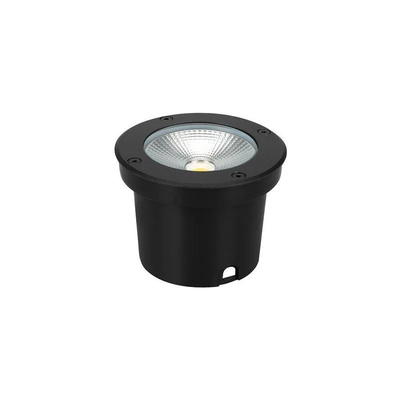 Embutido De Solo Led Astraled Es-6920 Felis 20w Bivolt Preto 3000k Luz Amarela 3000k Luz Amarela Es-6920