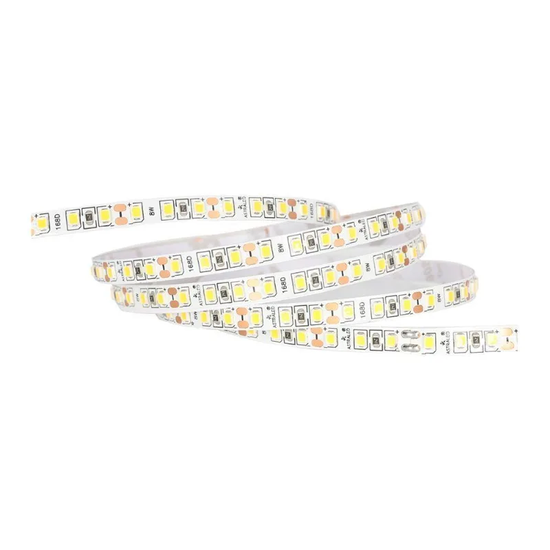 Fita De Led Astraled Com 5 Metros 8w 12v 3000k Luz Amarela Ft-5926 - ASTRALED