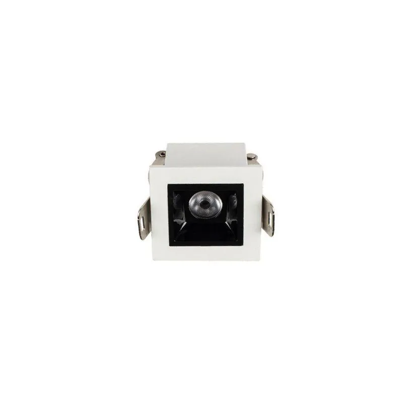 Spot De Embutir Astraled Downlight Evon Led 2w Bivolt Branco / Preto - 4000k - Luz Neutra