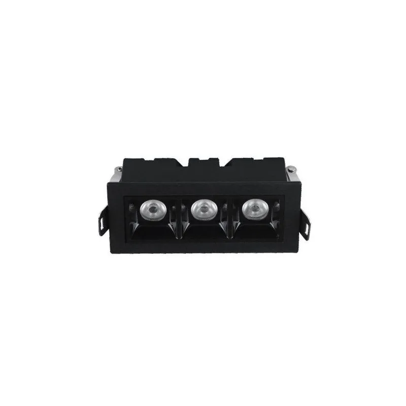 Spot De Embutir Astraled Downlight Evon Led 6w Bivolt Preto - 4000k - Luz Neutra