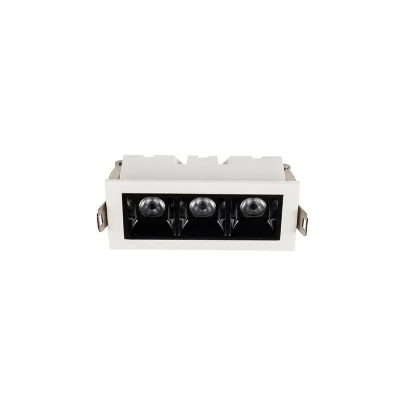 Spot De Embutir Astraled Downlight Evon Led 6w Bivolt Branco / Preto - 4000k - Luz Neutra