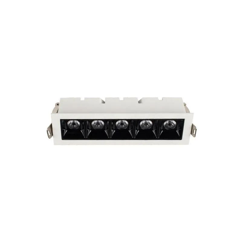 Spot De Embutir Astraled Downlight Evon Led 10w Bivolt Branco / Preto - 4000k - Luz Neutra
