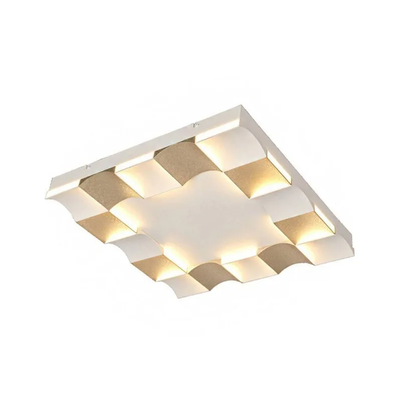 Plafon Astraled Neyl P-9973 LED Alto IRC 90 84W Bivolt Dourado 52.5CM