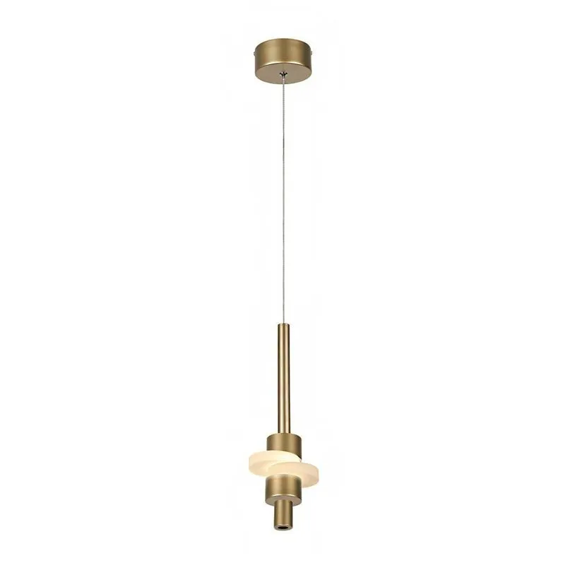 Lustre Pendente Tyra PT-9146 LED Bivolt 3000K Luz Amarela 400 Lúmens Dourado Astraled Lustre Pendente Tyra PT-9146 LED Bivolt 3000K Dourado Astraled