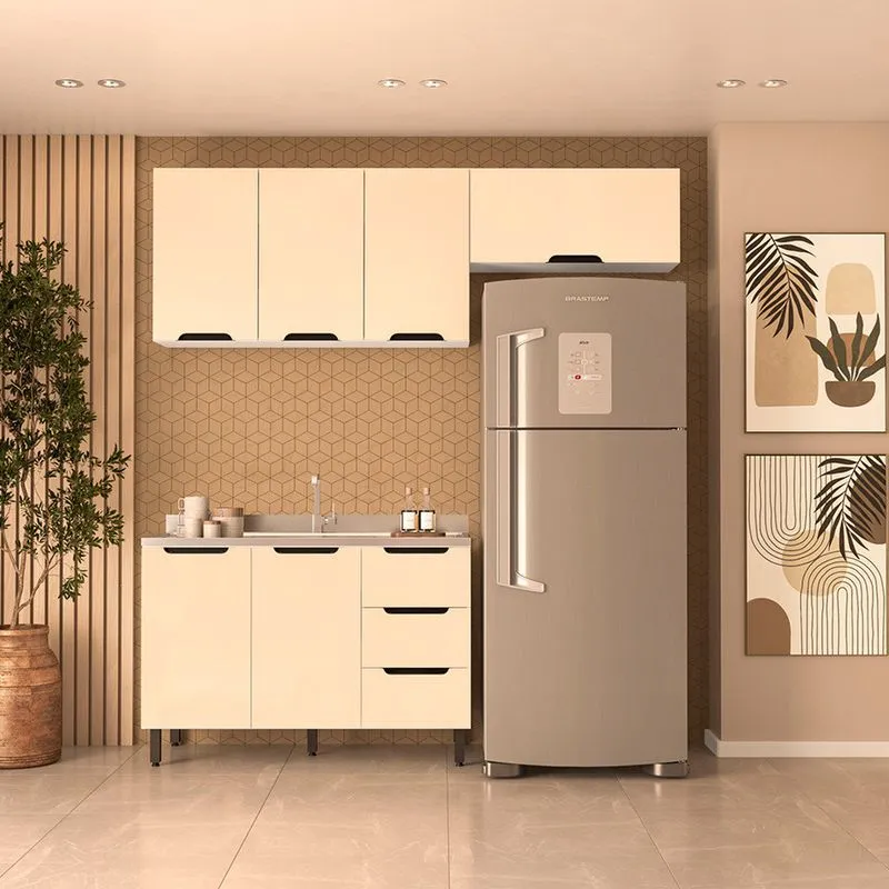 Cozinha Modulada 3 Peças sem Tampo Maeena Politorno