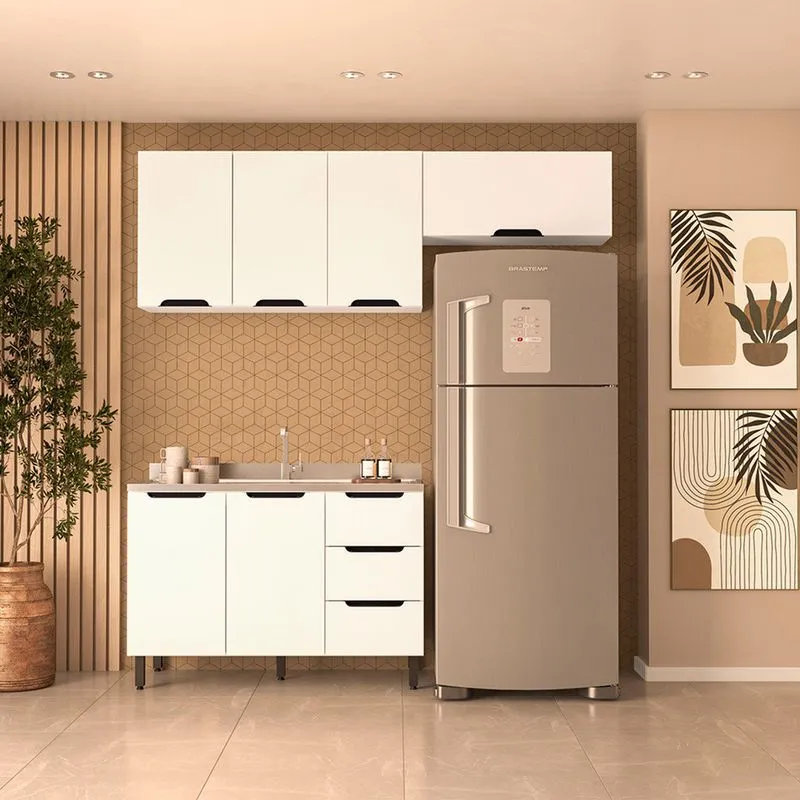 Cozinha Modulada 3 Peças sem Tampo Maeena Politorno