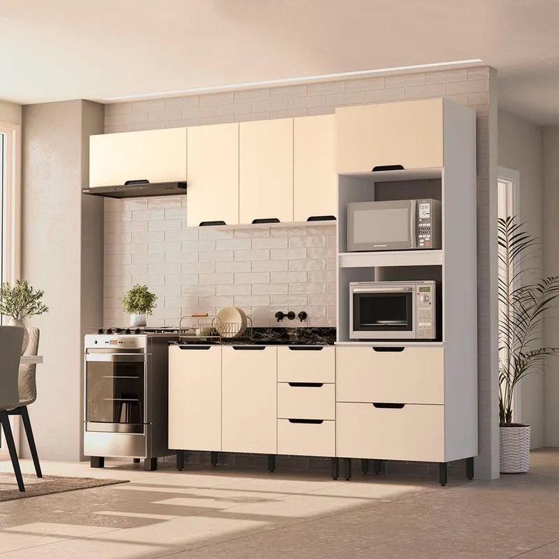 Cozinha Modulada 4 Peças sem Tampo Maeena Politorno