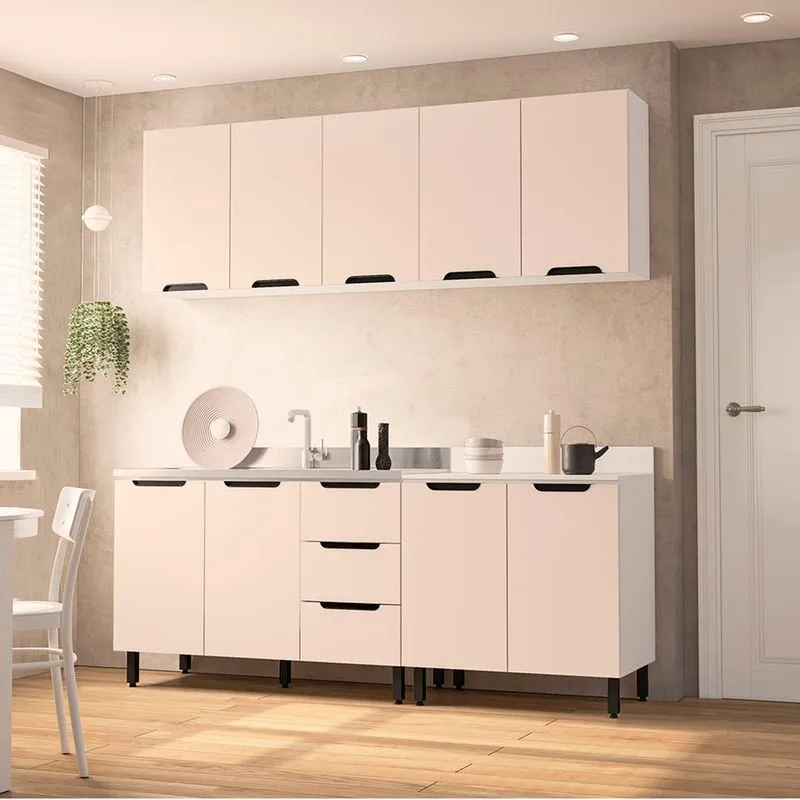 Cozinha Modulada 4 Peças sem Tampo Maeena Politorno