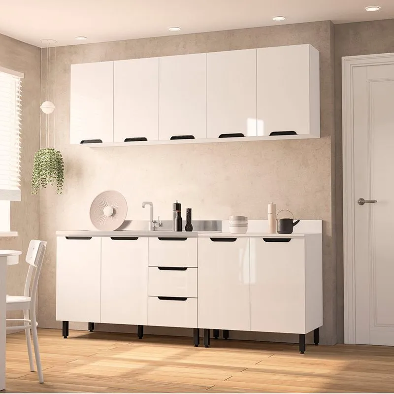 Cozinha Modulada 4 Peças sem Tampo Maeena Politorno