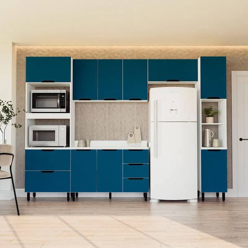 Cozinha Modulada 5 Peças com Tampo Maeena Politorno