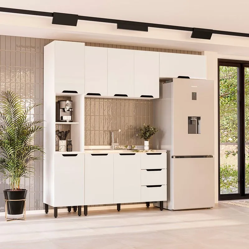 Cozinha Modulada 4 Peças sem Tampo Maeena Politorno