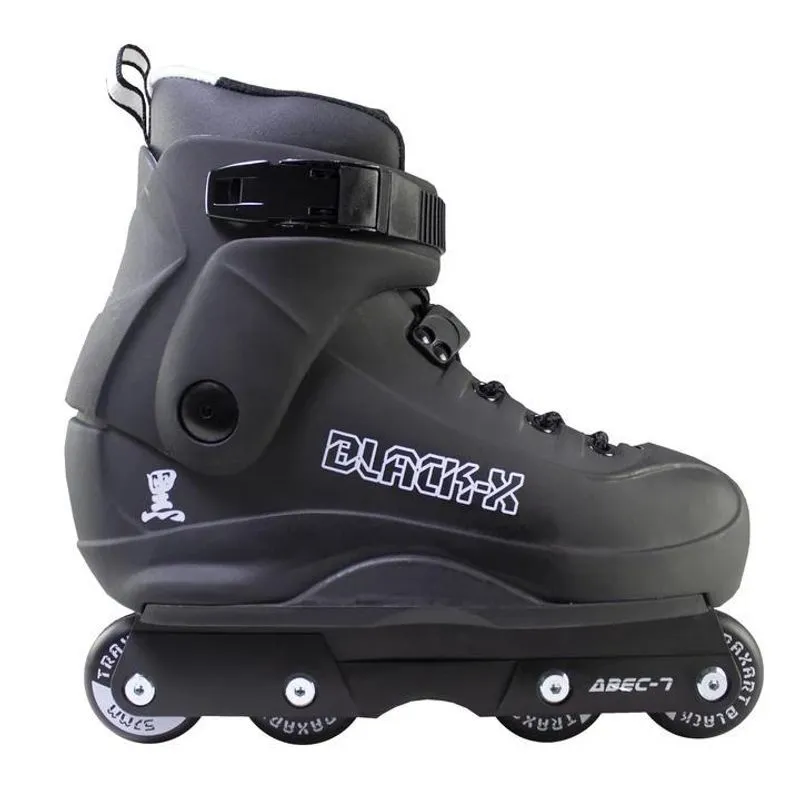 Patins Street Aggressive Traxart Black X - 57mm Abec-7 Crom