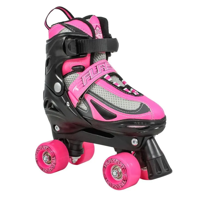 Patins Infantil Quad Traxart Flash - 54mm Abec-7 (par)