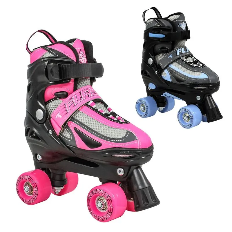 Patins Infantil Quad Traxart Flash - 54mm Abec-7 (par)