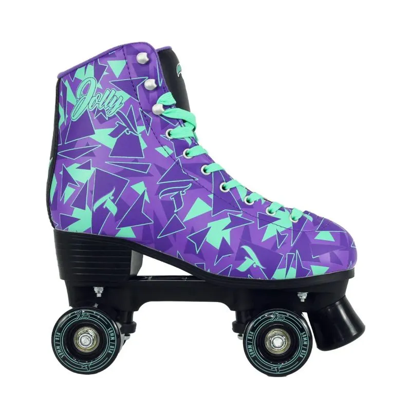 Patins Quad 4 Rodas Jolly Roxo Traxart (par)