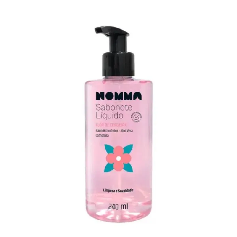 Sabonete Líquido Nomma Flor de Cerejeira 240ml SAB LIQ NOMMA 240ML FLOR DE CEREJEIRA