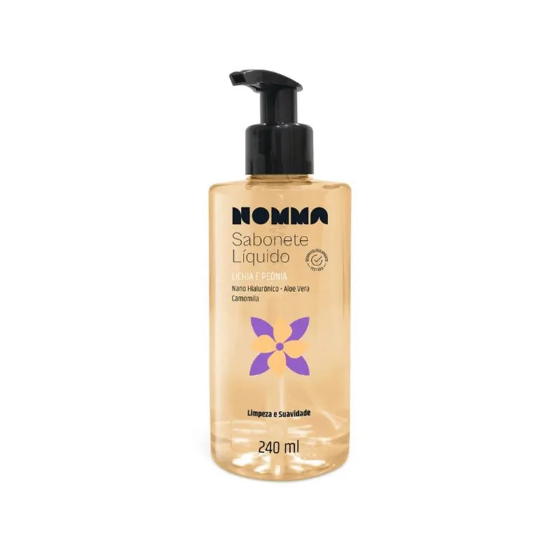 Sabonete Líquido Nomma Lichia e Peônia 240ml SAB LIQ NOMMA 240ML LICHIA E PEONIA