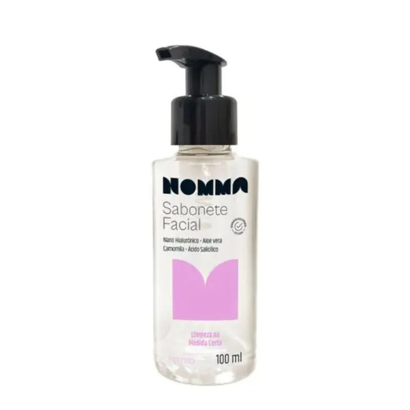 Sabonete Líquido Facial Nomma Pele Mista 100ml SAB LIQ FACIAL NOMMA 100ML PELE MISTA