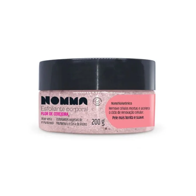 Esfoliante Corporal Nomma Flor de Cerejeira 200g ESFOLIANTE NOMMA 200G FLOR DE CEREJEIRA