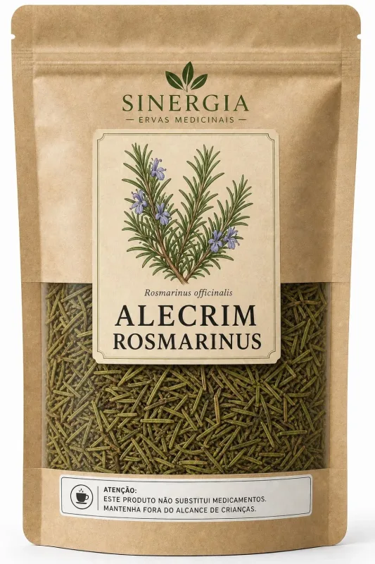 ALECRIM ROSMARINUS 50G - Sinergia Ervas Medicinais
