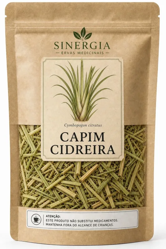 CAPIM CIDREIRA 50G - Sinergia Ervas Medicinais