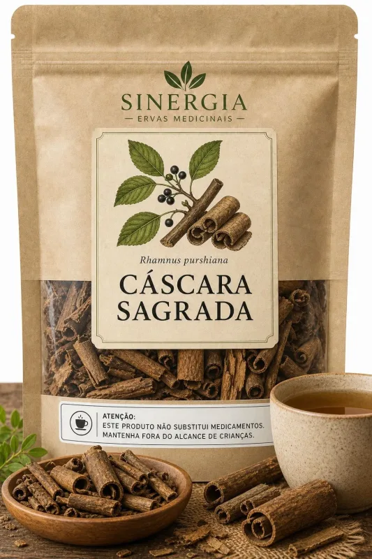 CASCARA SAGRADA 30G - Sinergia Ervas Medicinais