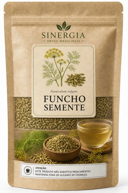 FUNCHO SEMENTE 50G - Sinergia Ervas Medicinais