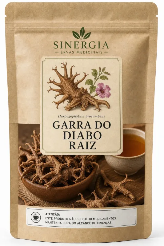 GARRA DO DIABO RAIZ 25G - Sinergia Ervas Medicinais