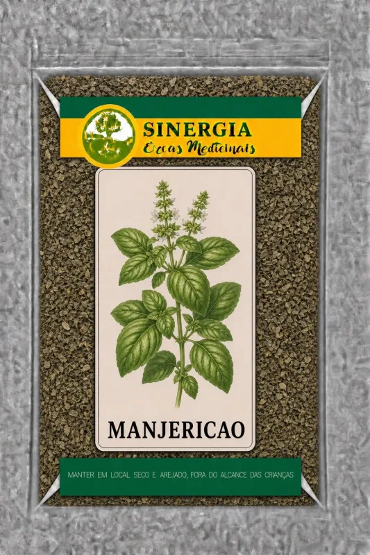 MANJERICAO CHEIROSO P/ BANHO 50G - Sinergia Ervas Medicinais