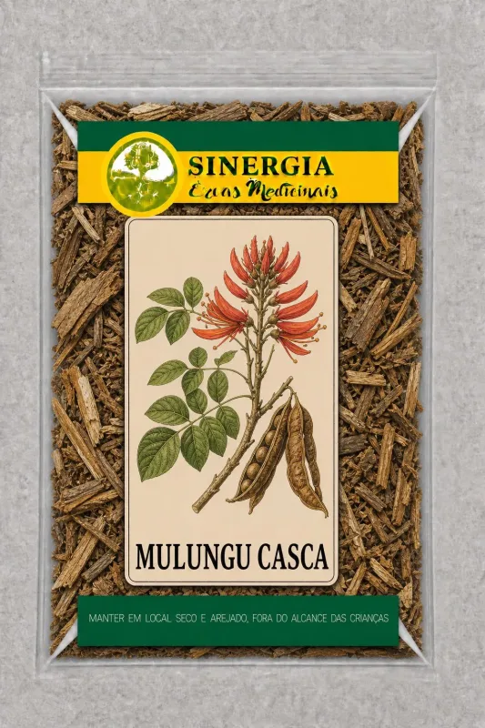 MULUNGU CASCA RASURADA 50G - Sinergia Ervas Medicinais