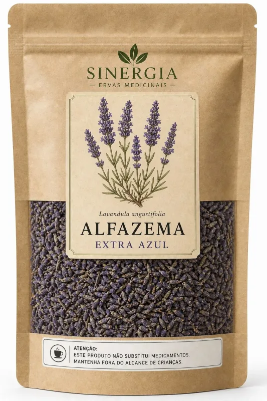 ALFAZEMA EXTRA AZUL 25G (LAVANDA) - Sinergia Ervas Medicinais
