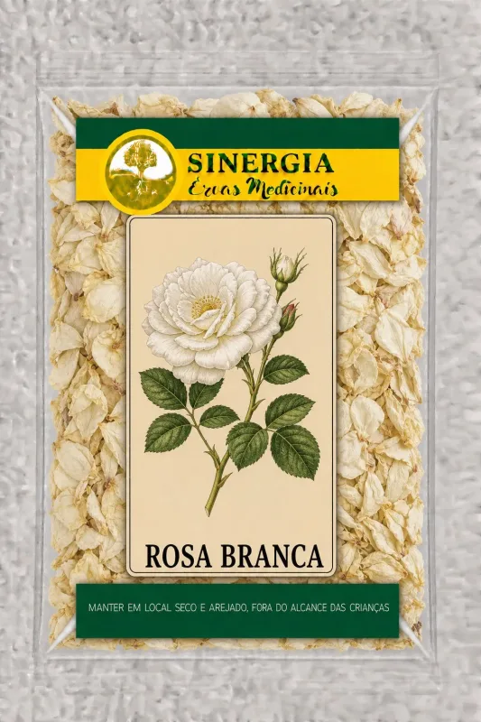 ROSA BRANCA 10G - Sinergia Ervas Medicinais