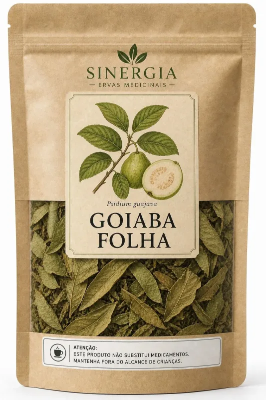GOIABA FOLHA 50G - Sinergia Ervas Medicinais