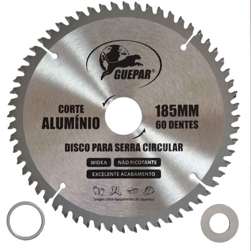 Disco Lâmina De Serra Circular 185Mm Para Alumínio 60 Dentes