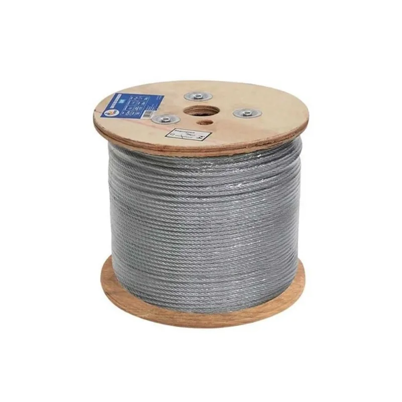 Cabo de Aço Galvanizado 12,7mm 6x19S 100m Guepar