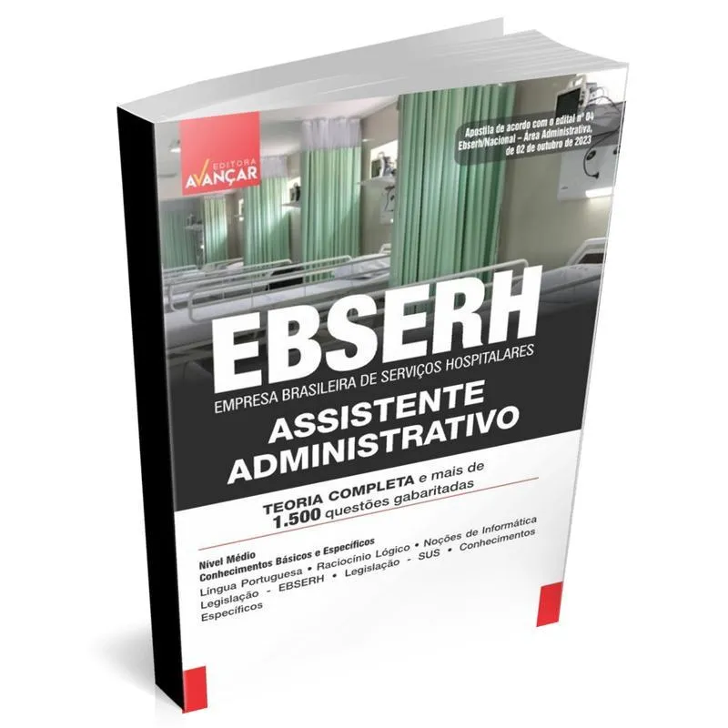 Apostila Ebserh 2023 Assistente Administrativo