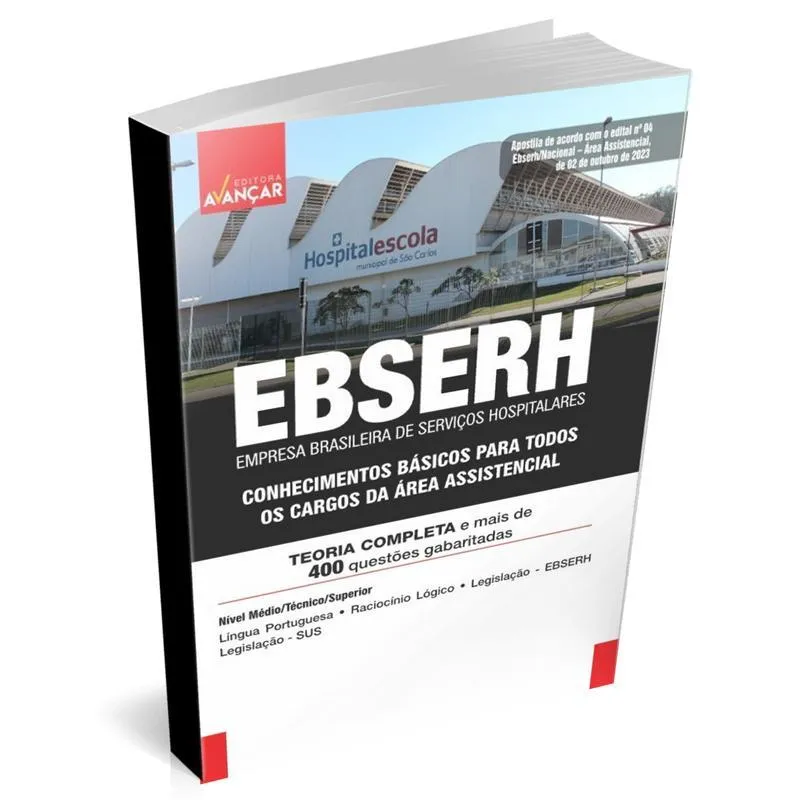 Apostila Ebserh 2023 Conhecimentos Básicos Área Assistencial